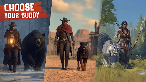 Gameplay screenshot 1 from Westland Survival: Cowboy Game - Adventure game