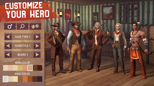 Gameplay screenshot 2 from Westland Survival: Cowboy Game - Adventure game